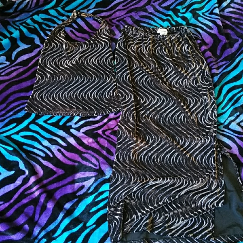 Two piece skirt and top